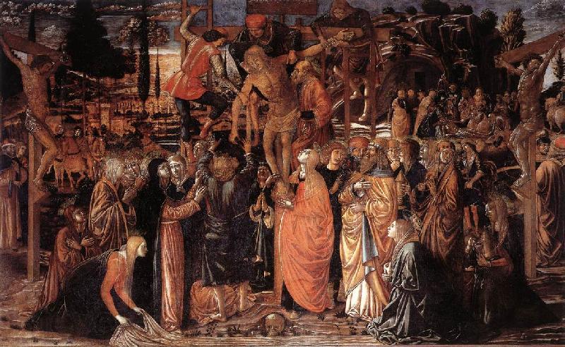 GOZZOLI, Benozzo Descent from the Cross sg France oil painting art
